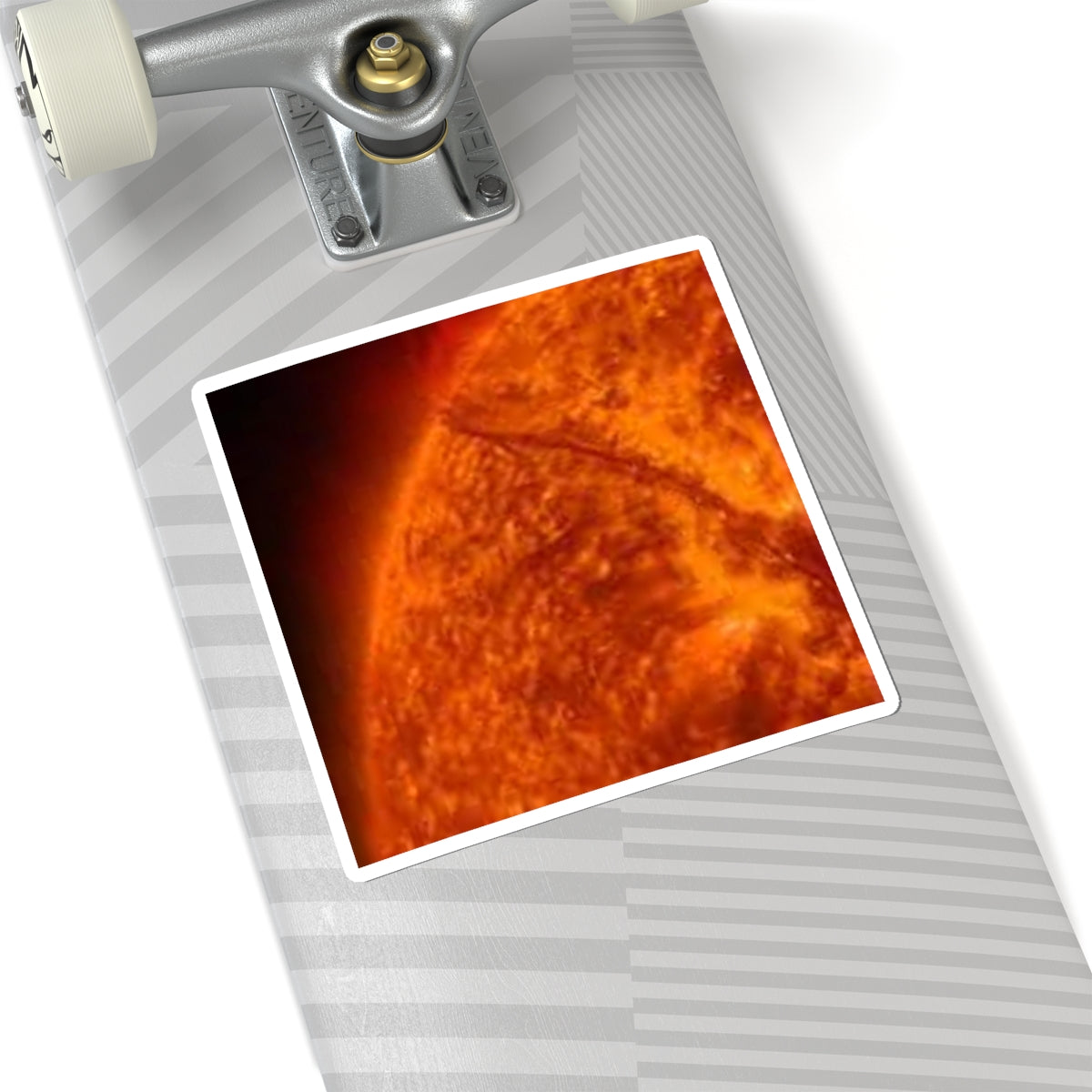 Solar Flare Sun Sticker | Kiss-Cut Vinyl Space Sunburst Decal