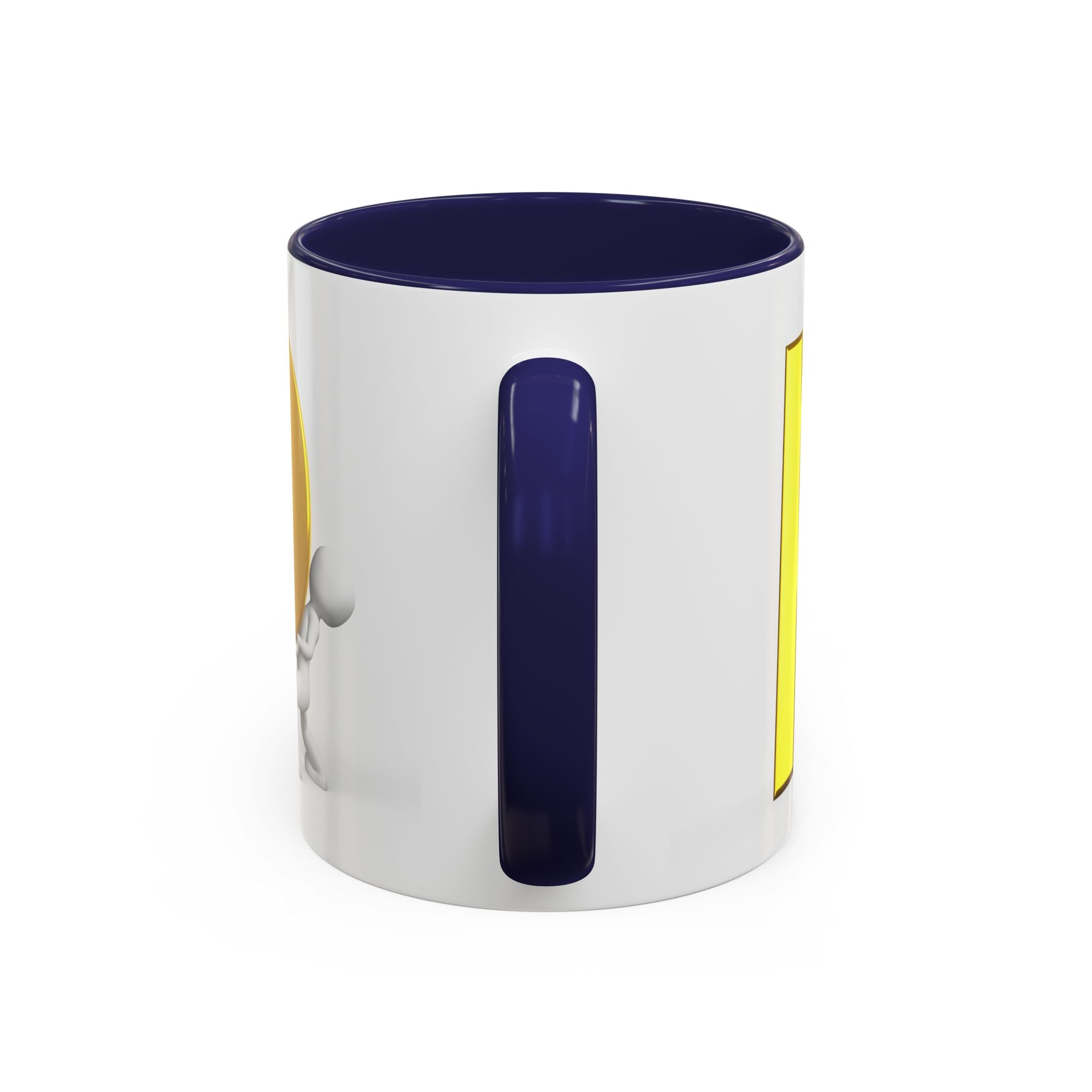 Tasse à café 3D lettre P | Tasse à anse colorée 325 ml ou 443 ml