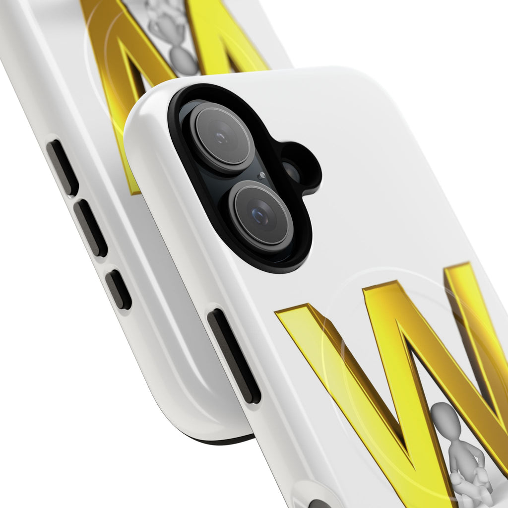 Gold Letter W Monogram Phone Case | Tough Magnetic Case