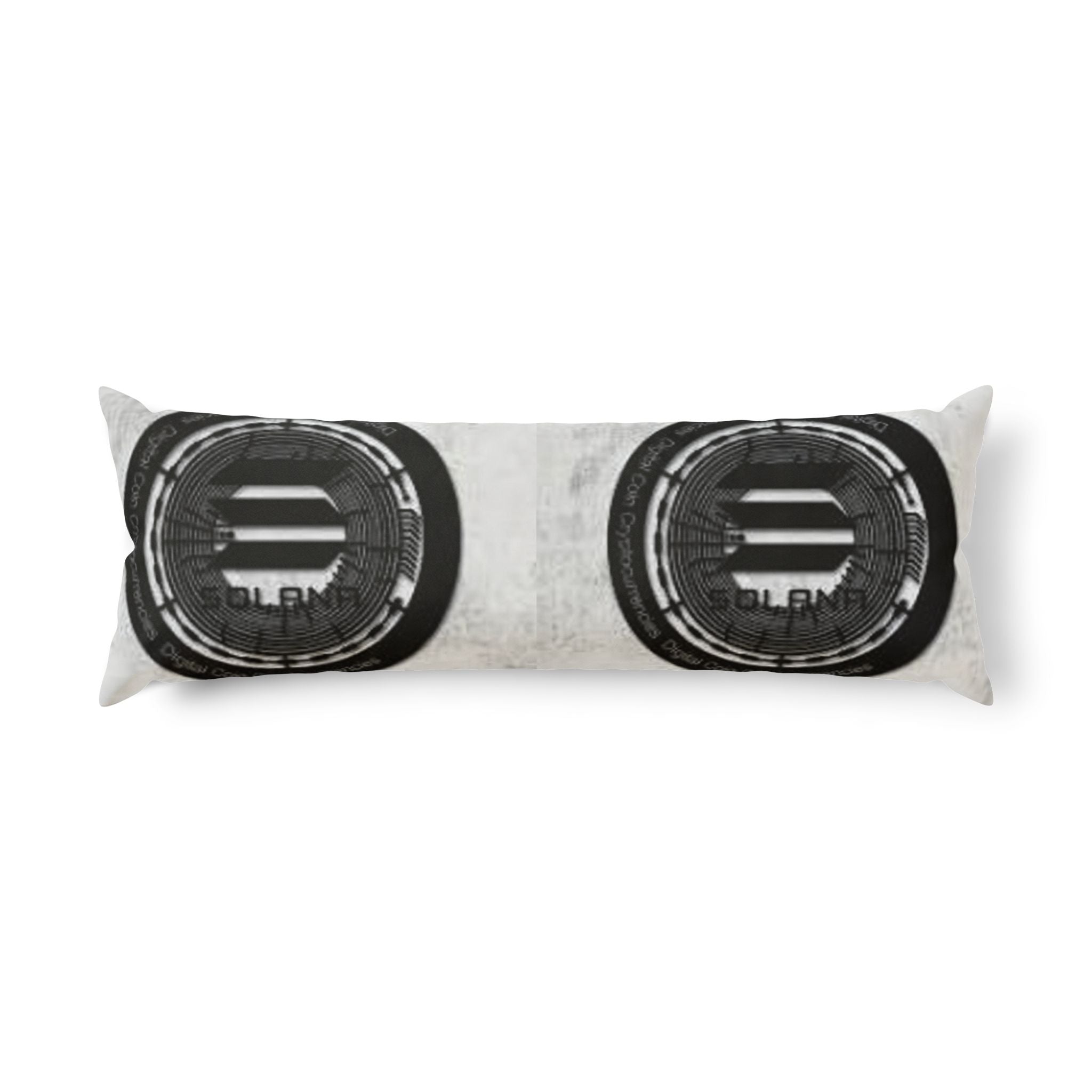 Solana Crypto Logo Body Pillow | Minimal Tech Accent Pillow