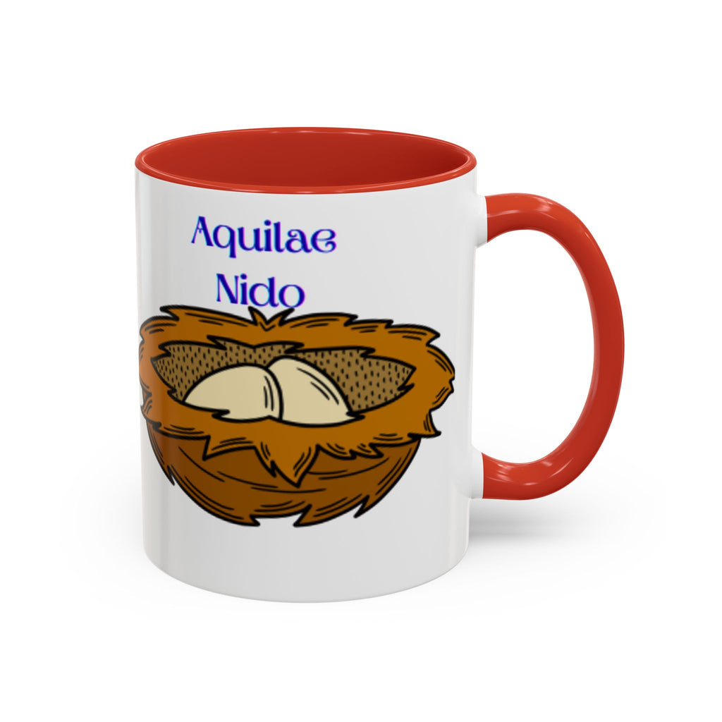 Mug illustré Nid d'Aquilae | Mug à Anse Colorée 11 oz 15 oz