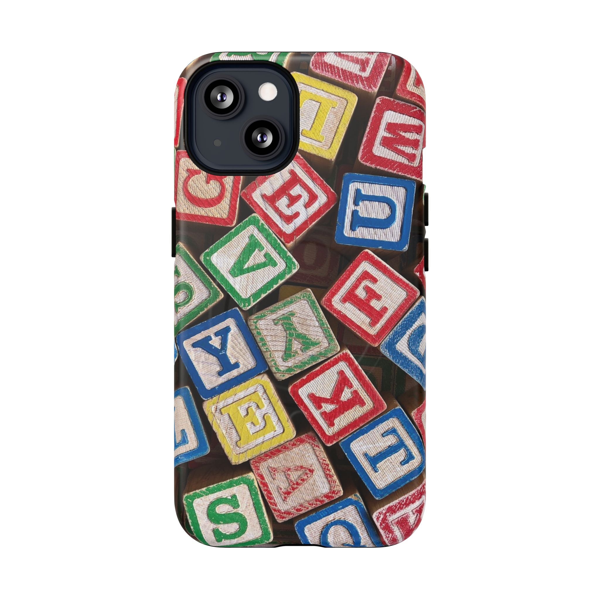 Vintage Alphabet Blocks Phone Case | Tough Magnetic Case