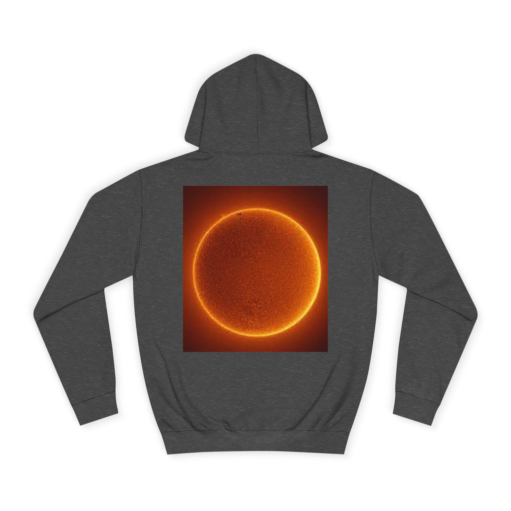 Fiery Solar Ring Hoodie | Sun Eclipse Graphic, Space Astronomy Sweatshirt
