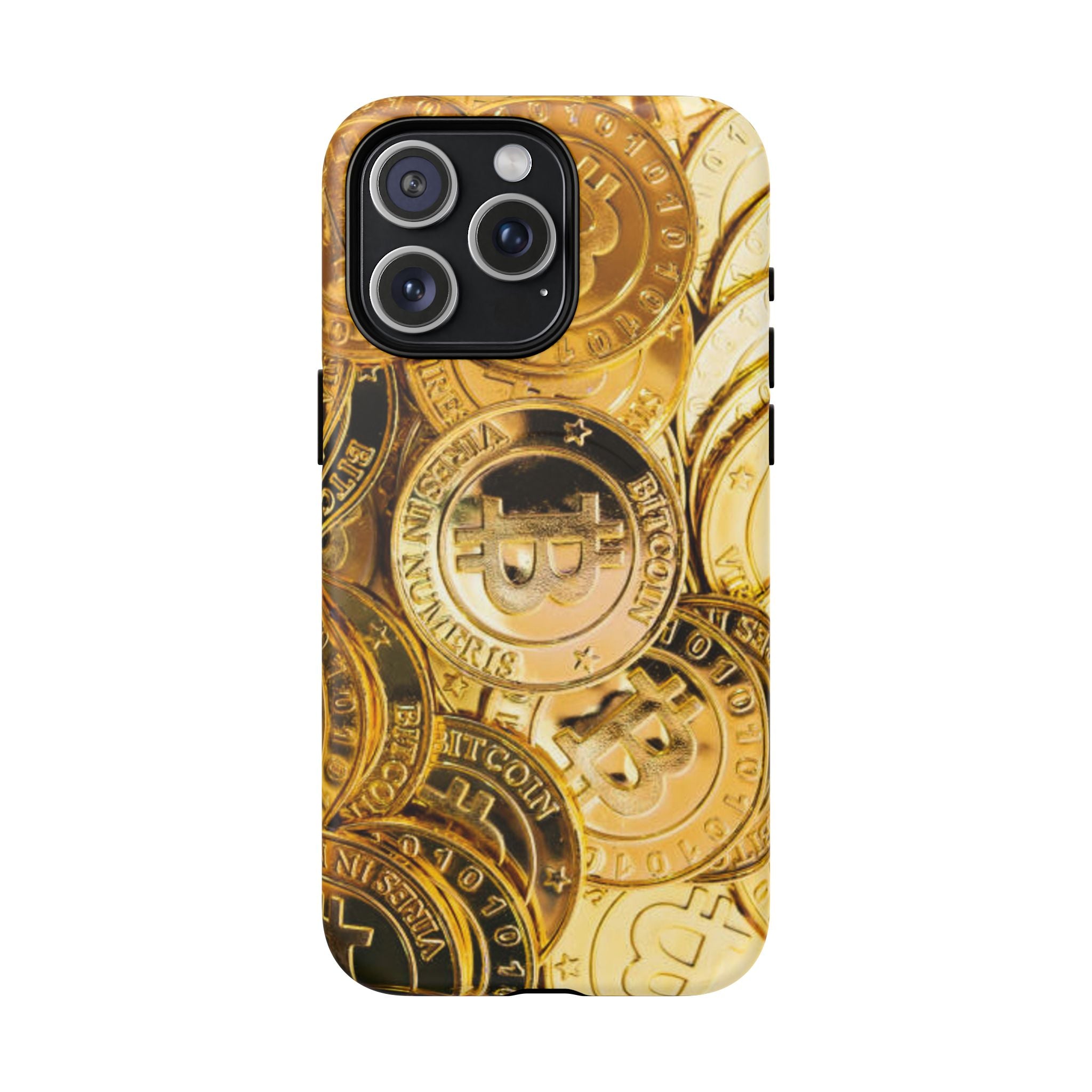 Coque de Téléphone Bitcoin Or | Coque Magnétique Robuste