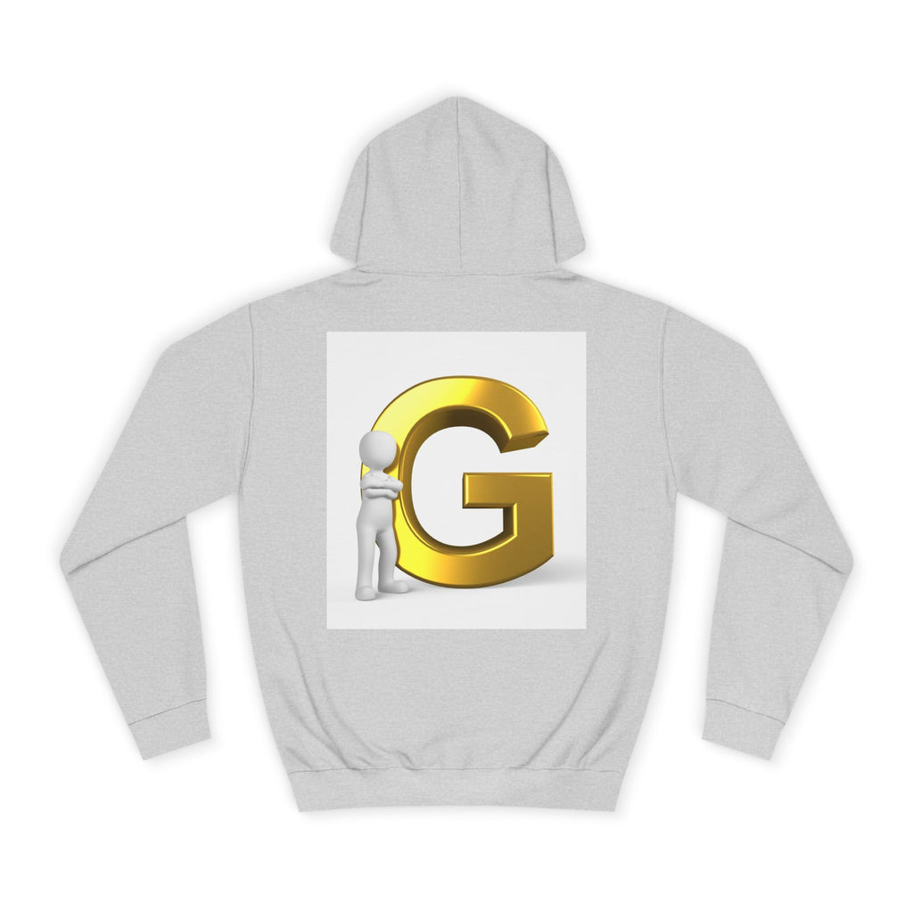 Gold Letter G Hoodie | Initial G Monogram sweatshirt