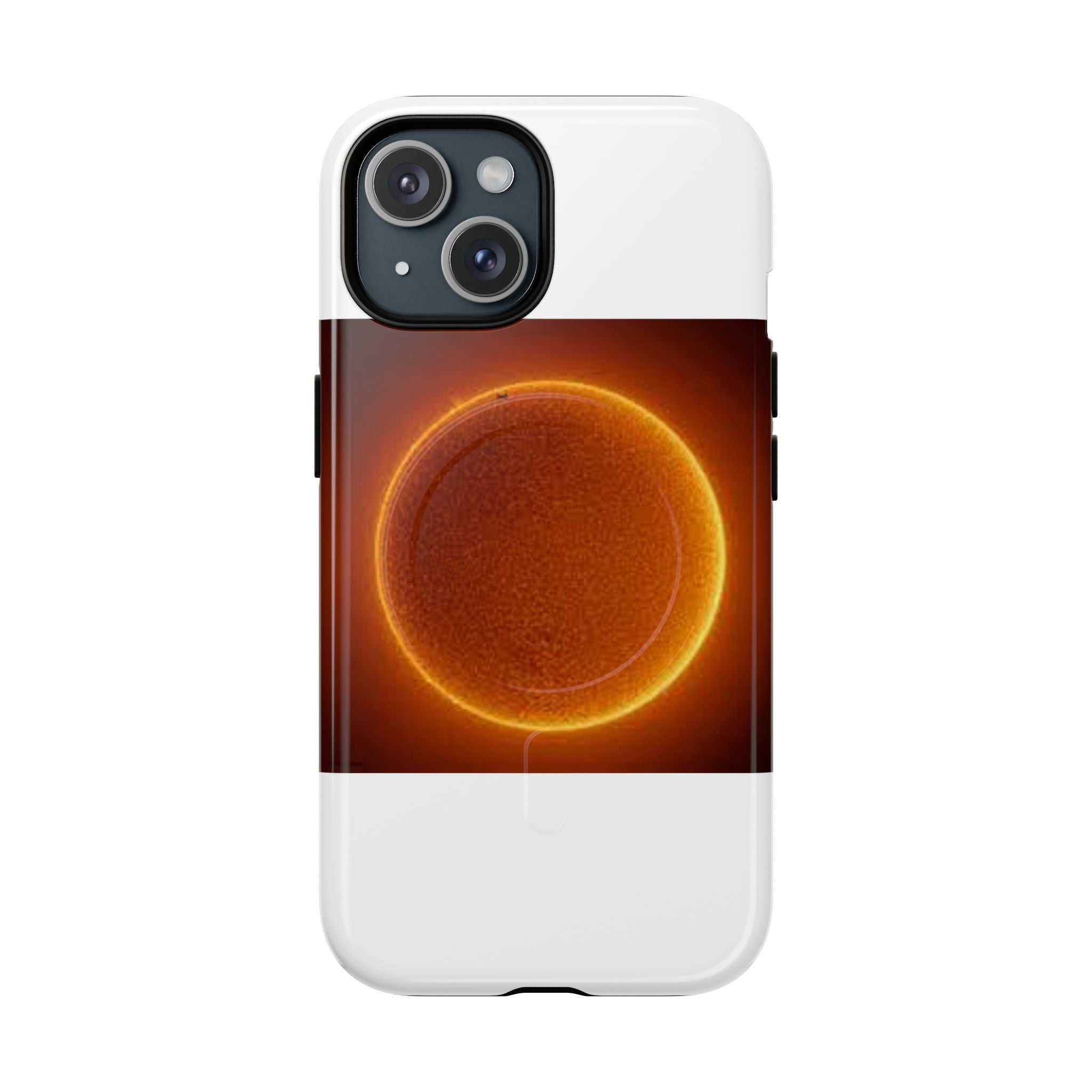 Coque de téléphone luminescente pour éclipse solaire | Coque magnétique résistante