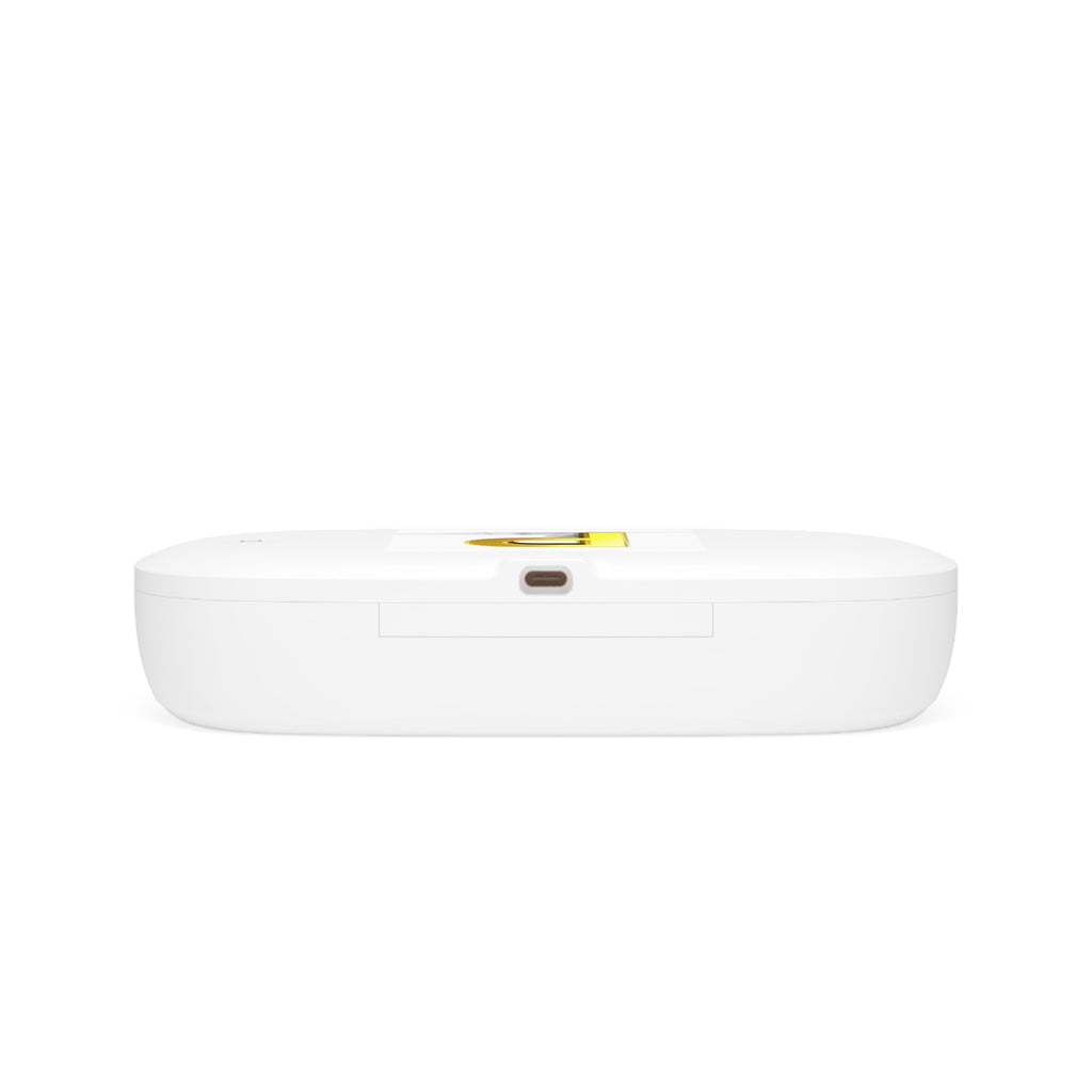 Gold Letter P Monogram Phone Sanitizer and Wireless Charging Pad | UV Clean Charger