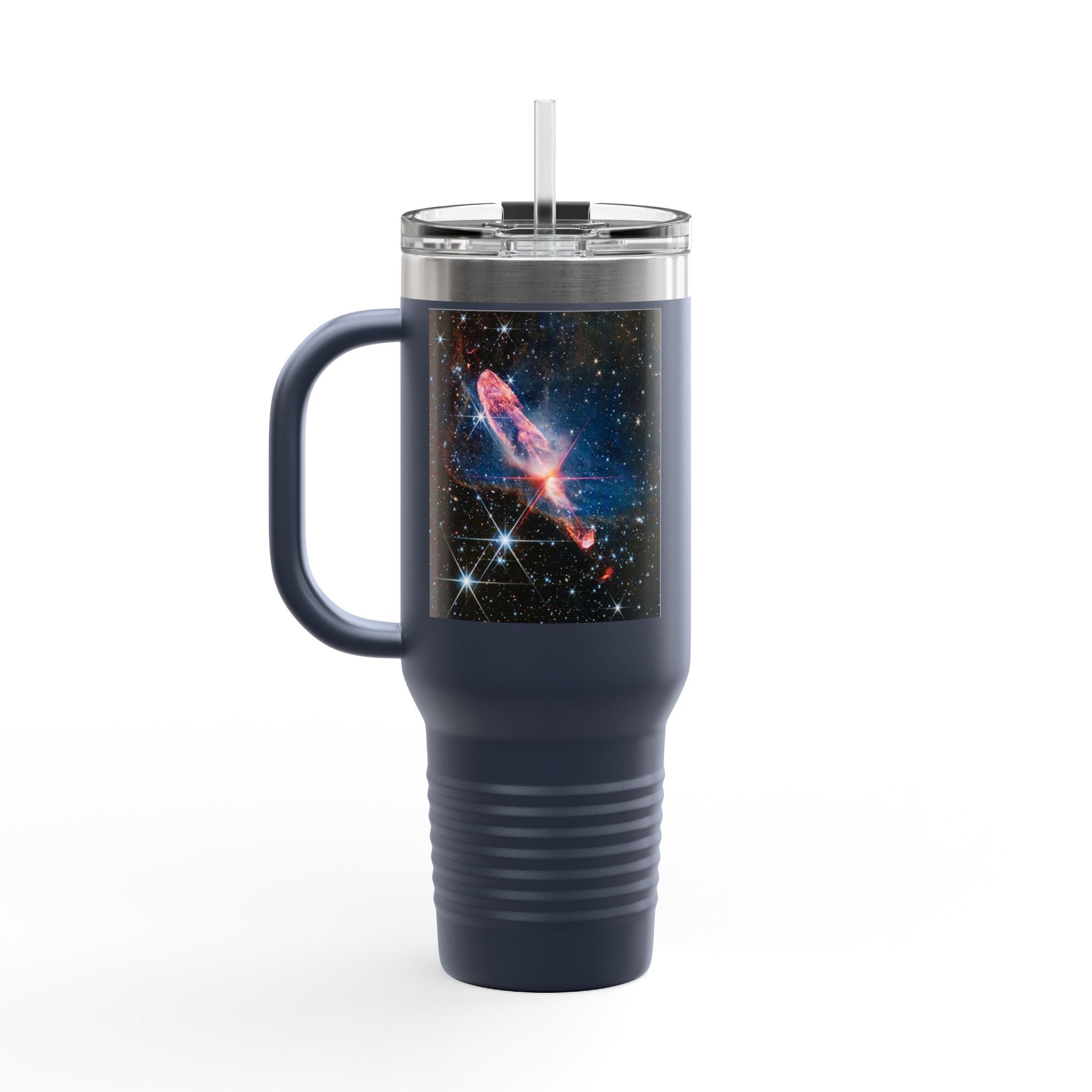 Cosmic Nebula with Stars 40oz Travel Mug | Space Galaxy Insulated Tumbler