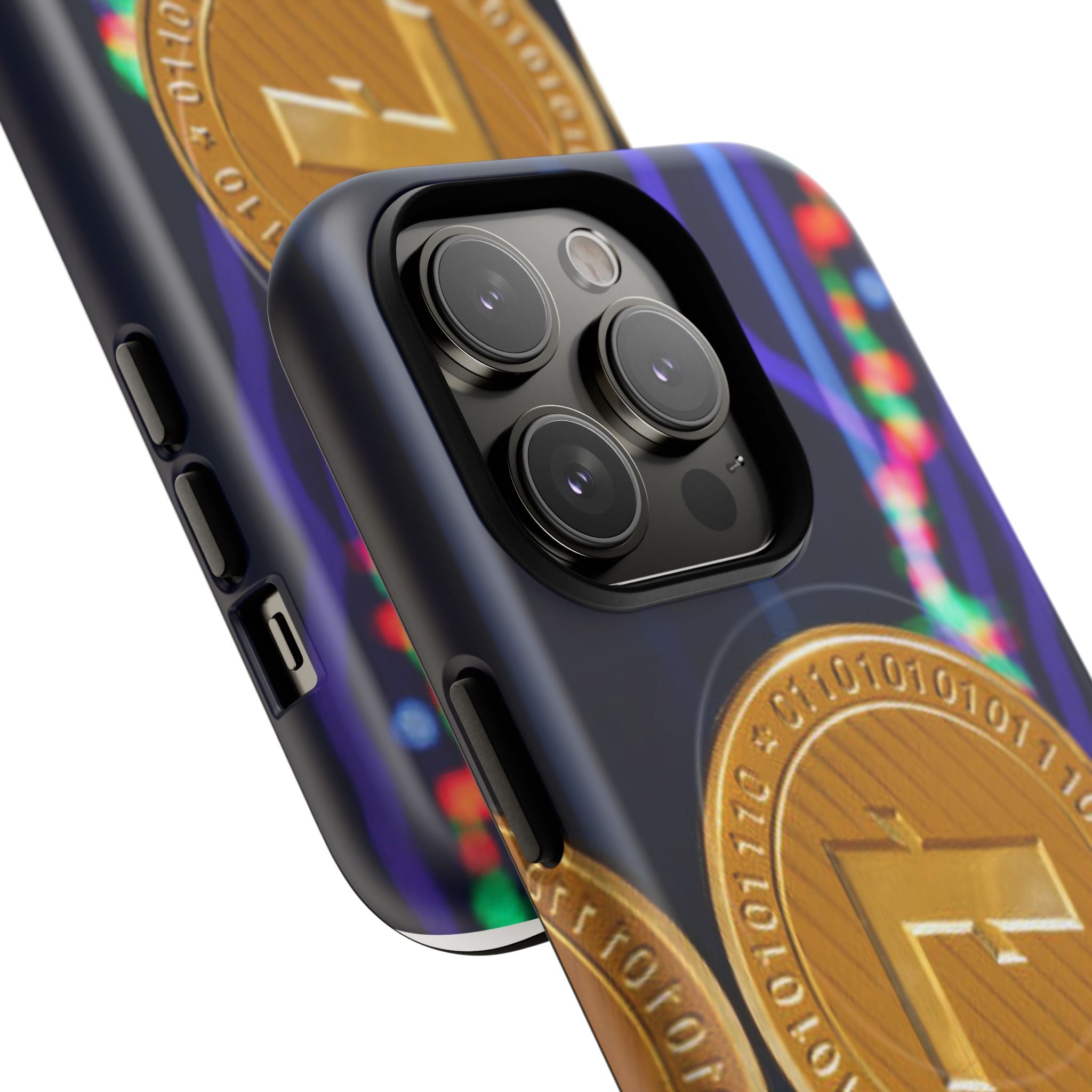 Litecoin Crypto Coin Phone Case | Tough Magnetic Case, Blockchain Design