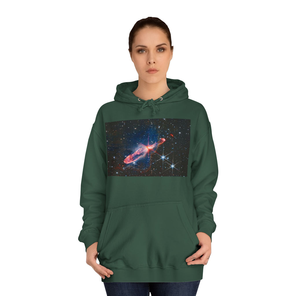 Nebula Space Photo Hoodie | Cosmic Galaxy Stars Astronautic Design