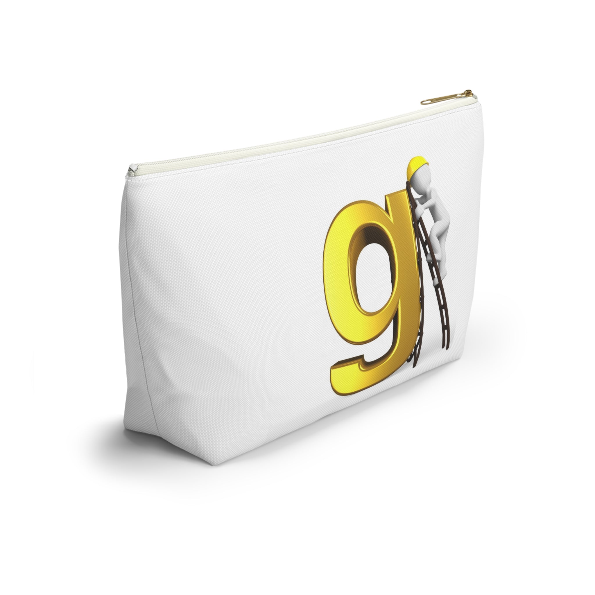 Gold Letter G with Worker Ladder Accessory Pouch