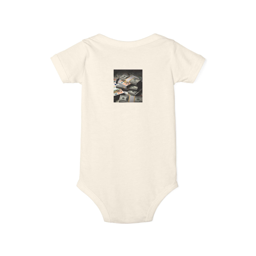 Stack Of Cash Infant Onesie | Baby Bodysuit Photography Print