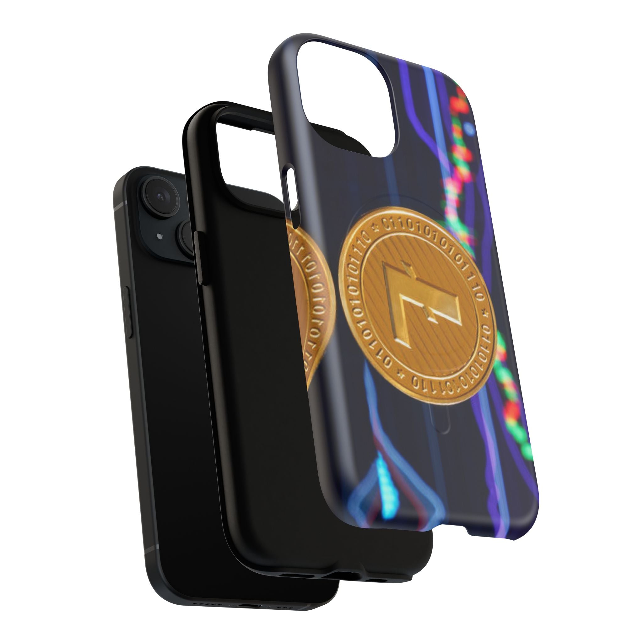Litecoin Crypto Coin Phone Case | Tough Magnetic Case, Blockchain Design