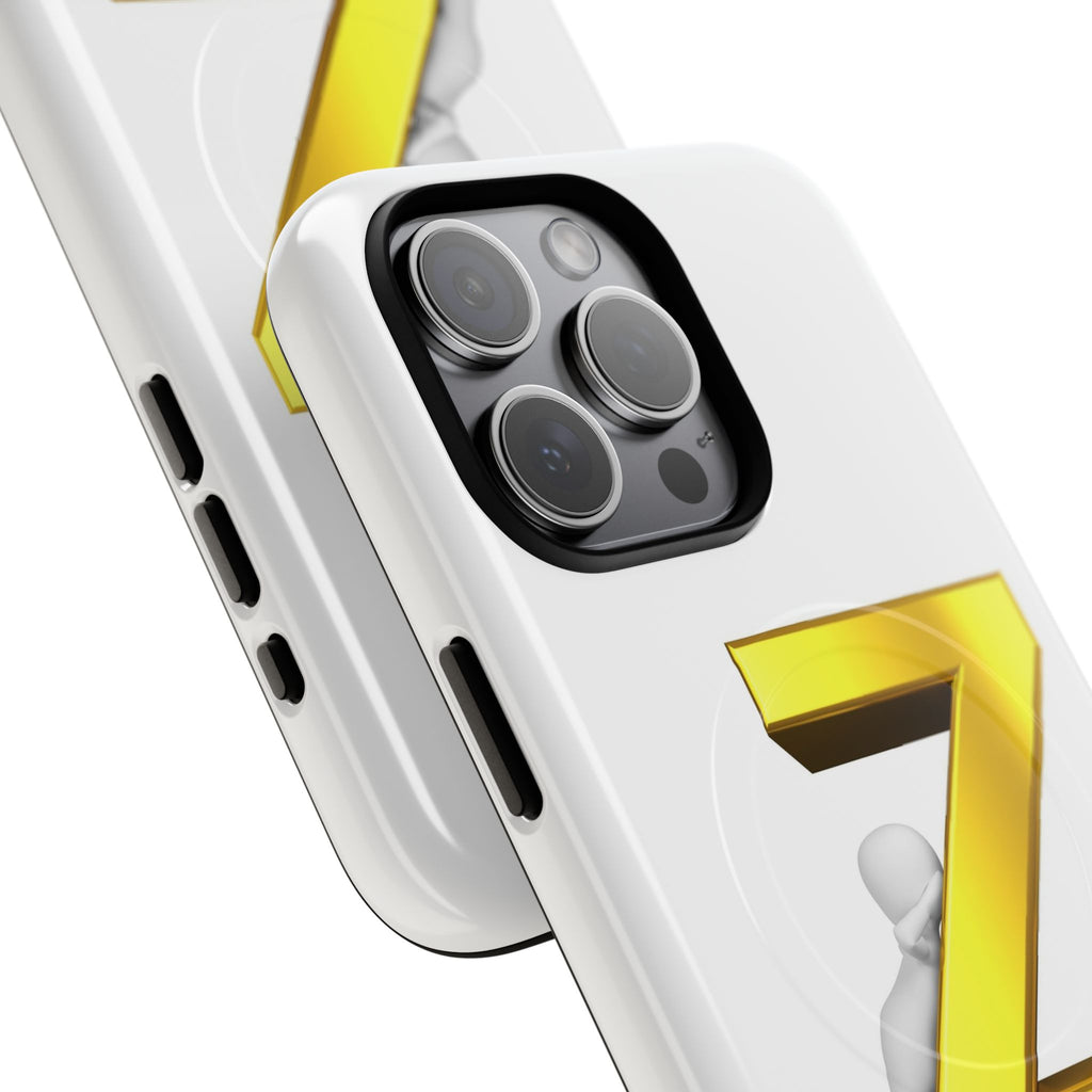 Gold 3D Letter Z Phone Case | Tough Magnetic Case
