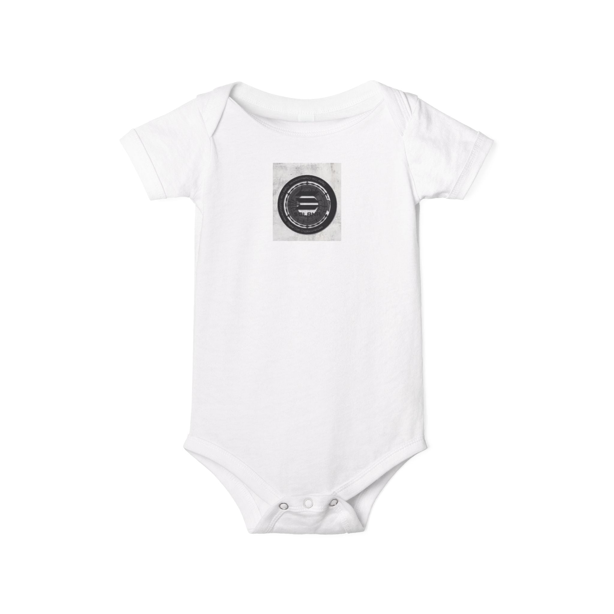 Body bébé Solana Cryptocurrency | Motif monochrome