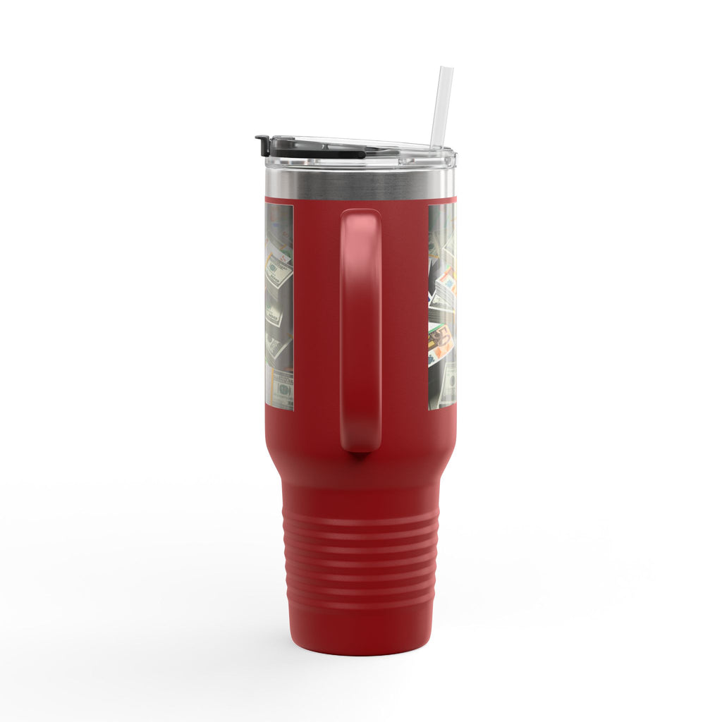 Stacked Cash Money design Insulated Travel Mug | 40oz
