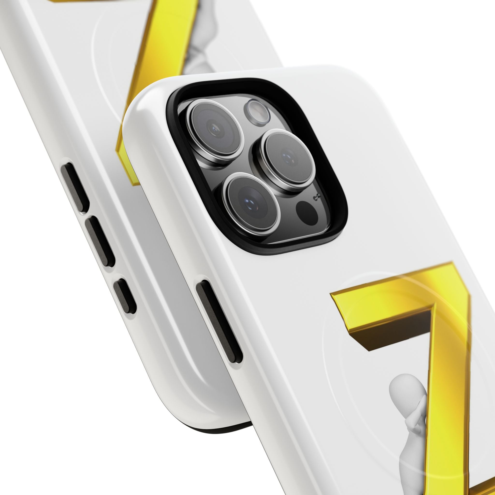 Gold 3D Letter Z Phone Case | Tough Magnetic Case