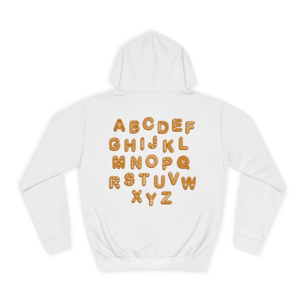 Cookie Alphabet Hoodie | Letters A to Z Cookie Font Sweatshirt