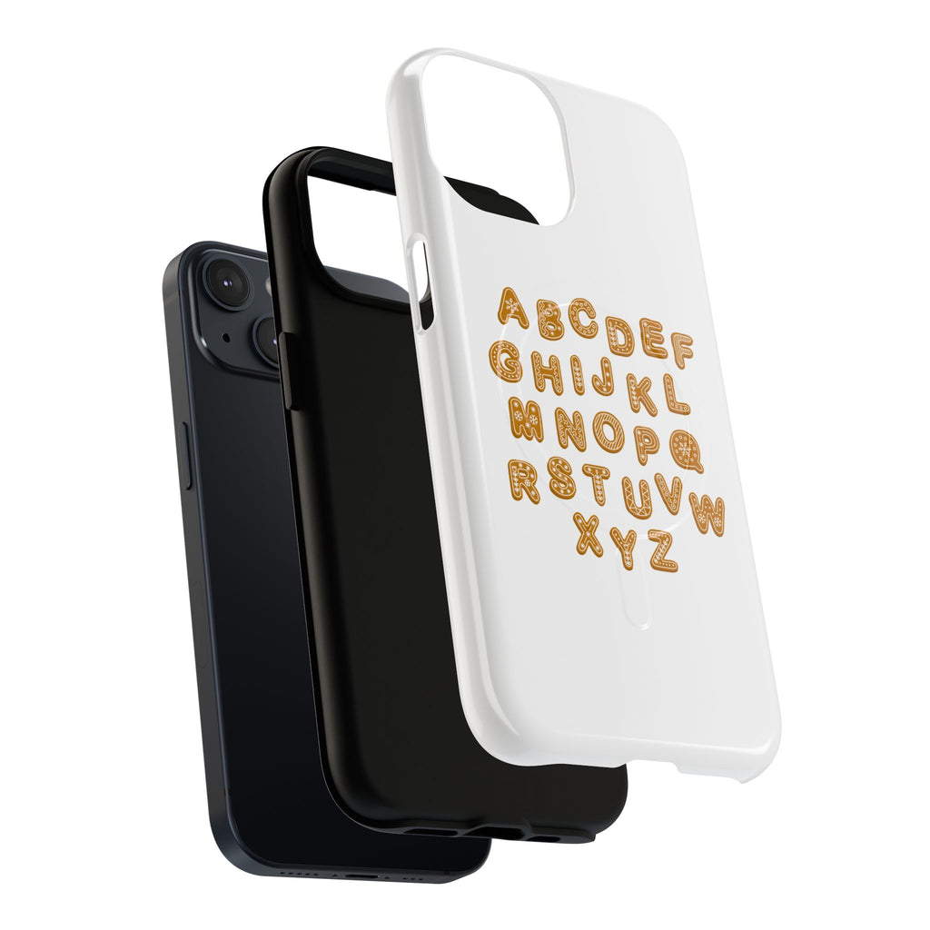 Cookie Alphabet Phone Case | Tough Magnetic Case, Cute Lettering