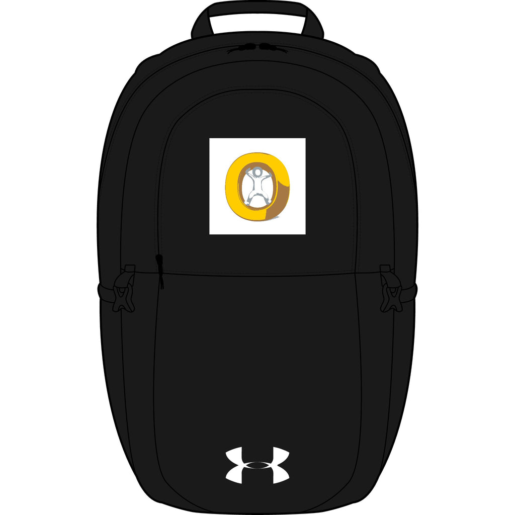 Gold Letter O Patch Backpack | Embroidered Sports Backpack