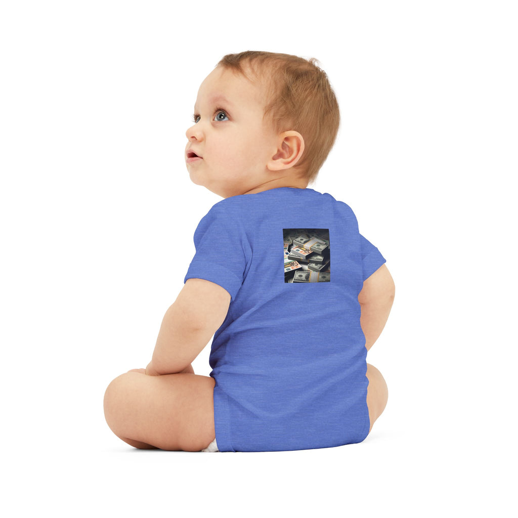 Stack Of Cash Infant Onesie | Baby Bodysuit Photography Print