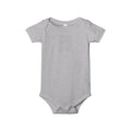 Minimal Dotted Alphabet Infant Onesie | Plain Baby Bodysuit