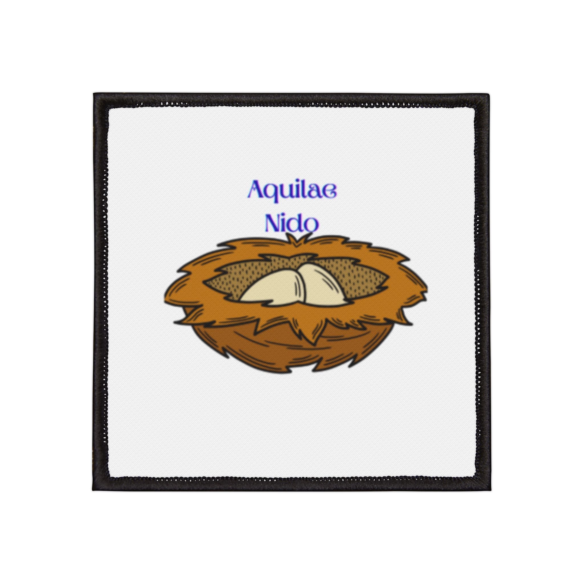 Eagle's nest with eggs patch | Iron-On Patch