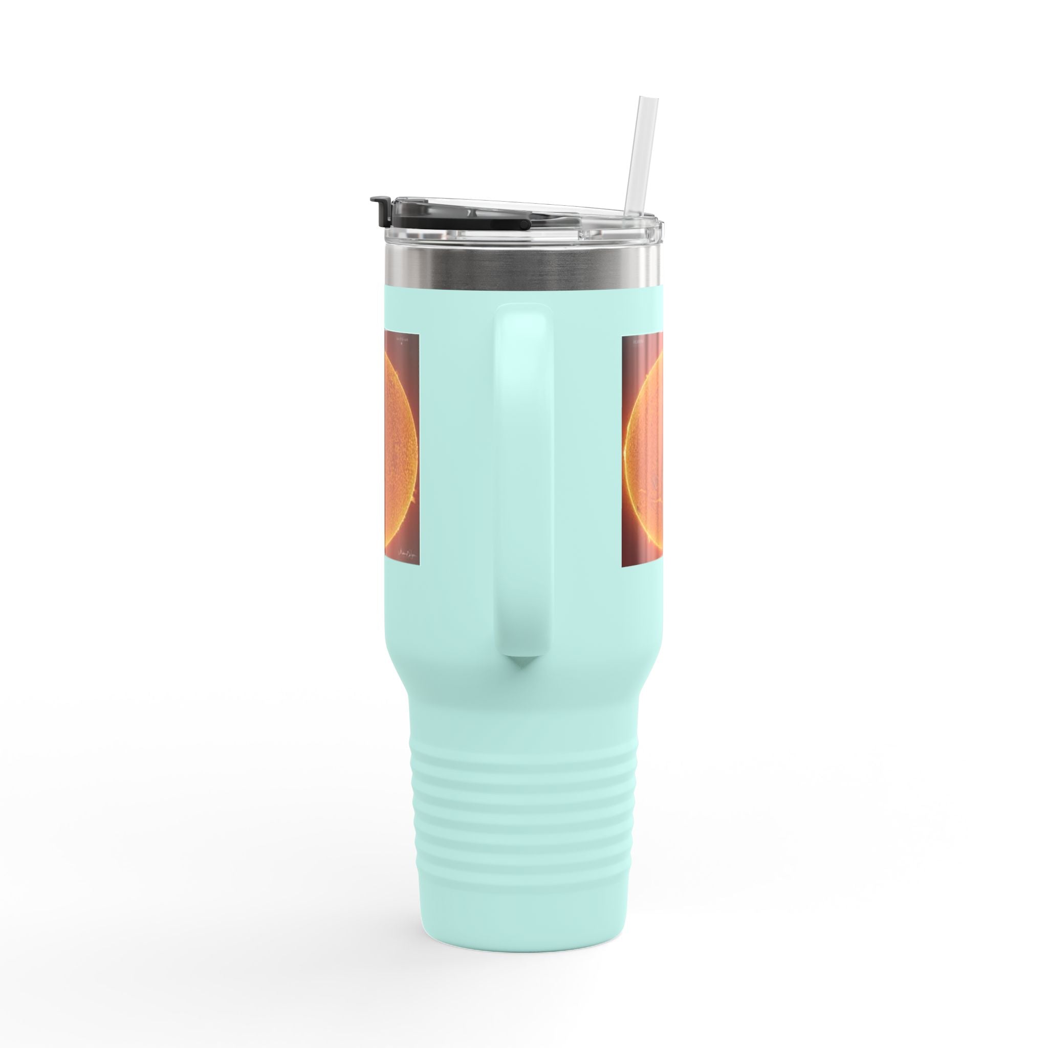 Sun Photo Travel Mug 40oz | Solar Disc Stainless Insulated Tumbler