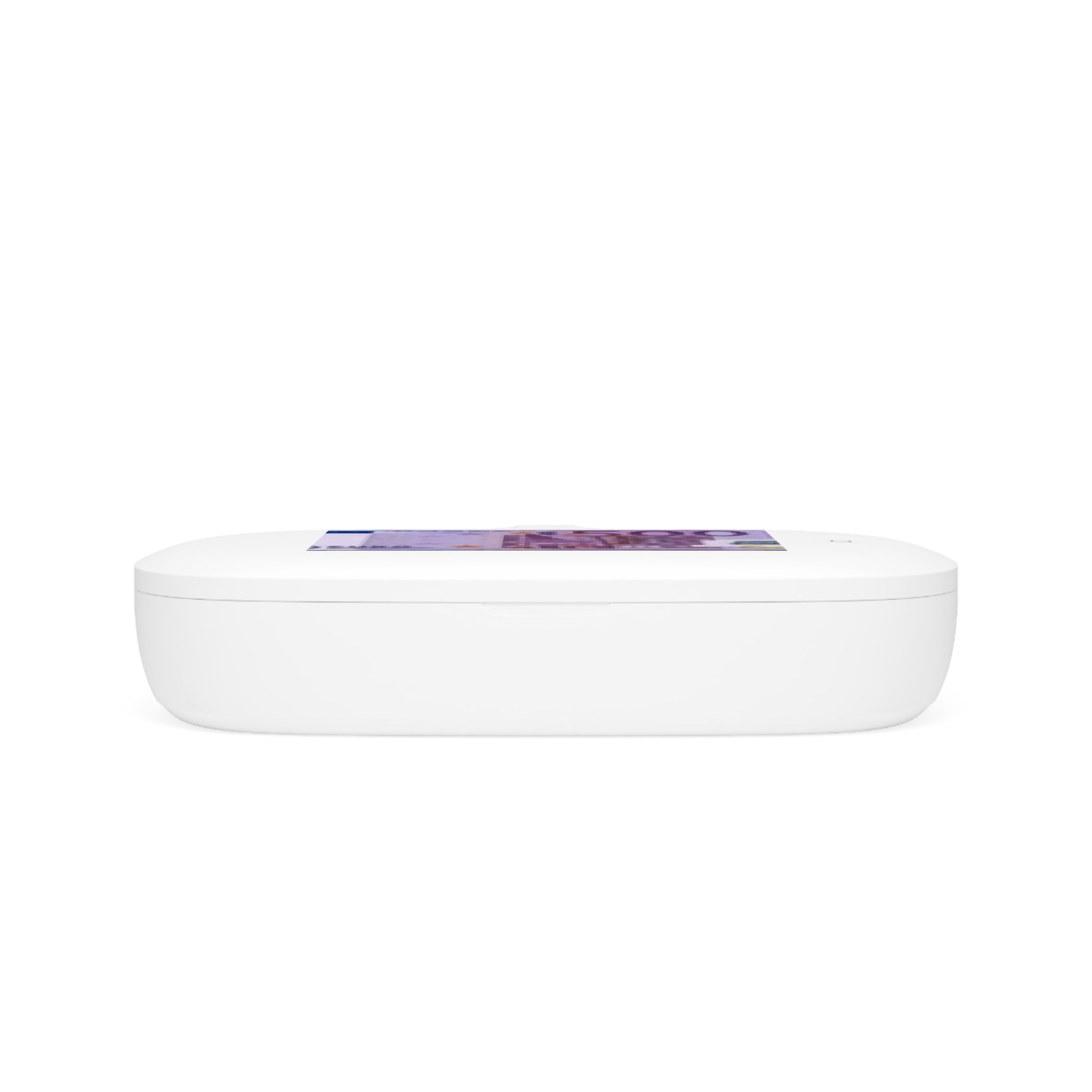 Euro Banknote Design UV Phone Sanitizer and Wireless Charging Pad