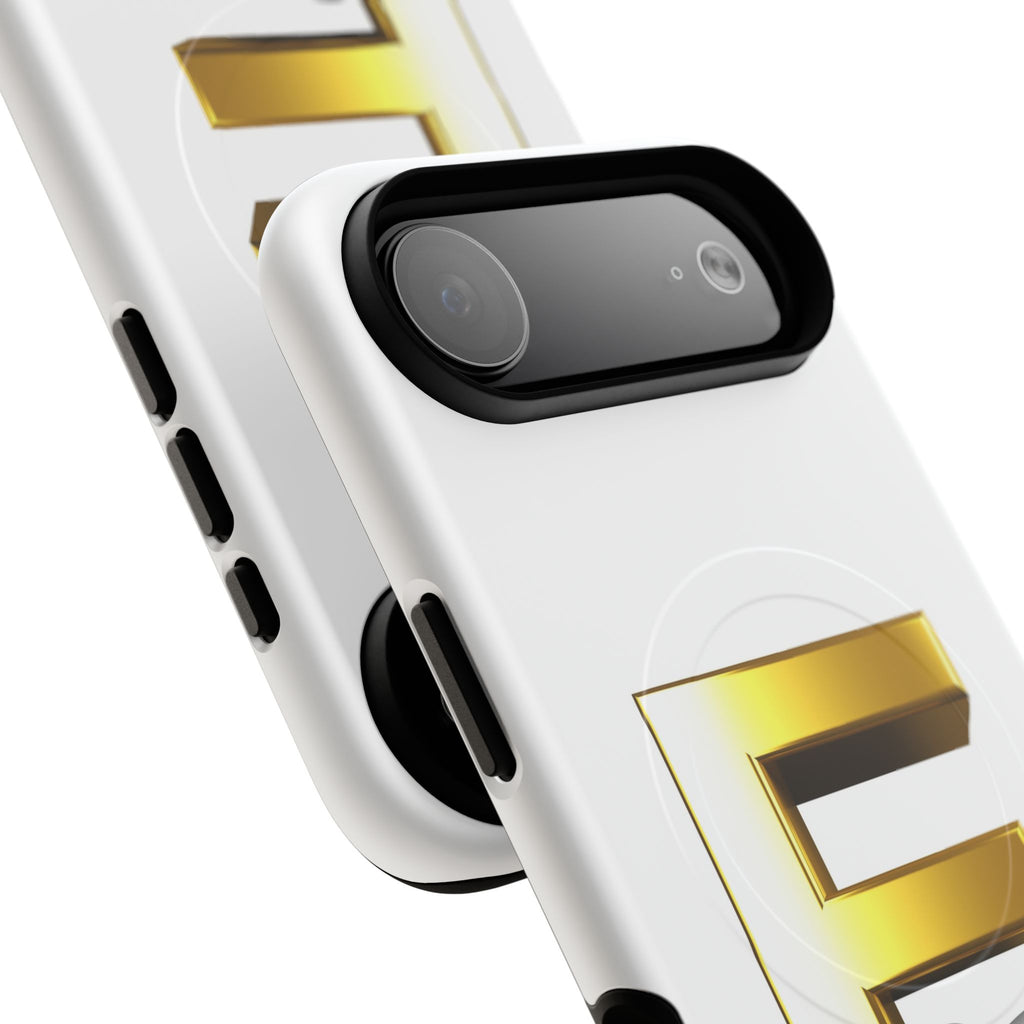 Gold Letter E monogram Phone Case | Magnetic Tough Case
