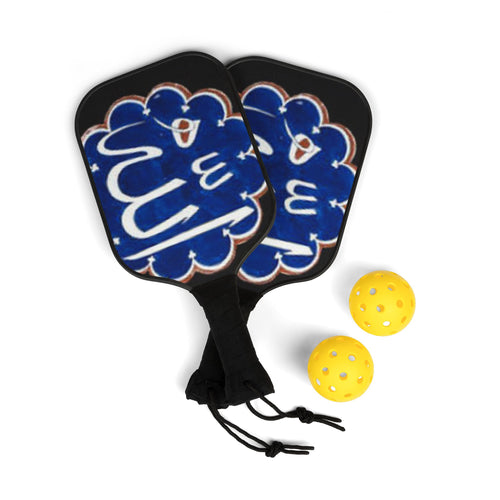 Kit de Pickleball avec Pagaie et Balles Calligraphie Allah