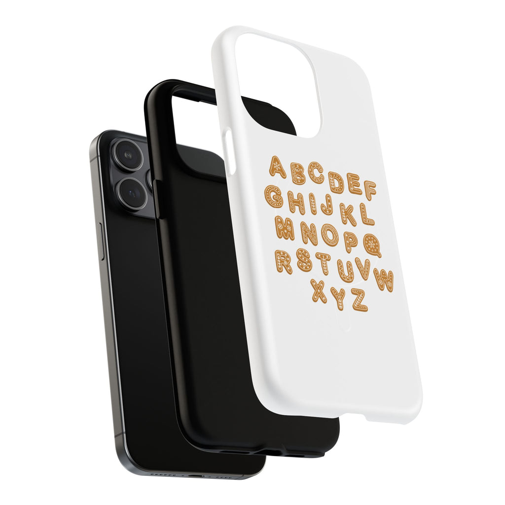 Cookie Alphabet Phone Case | Tough Magnetic Case, Cute Lettering