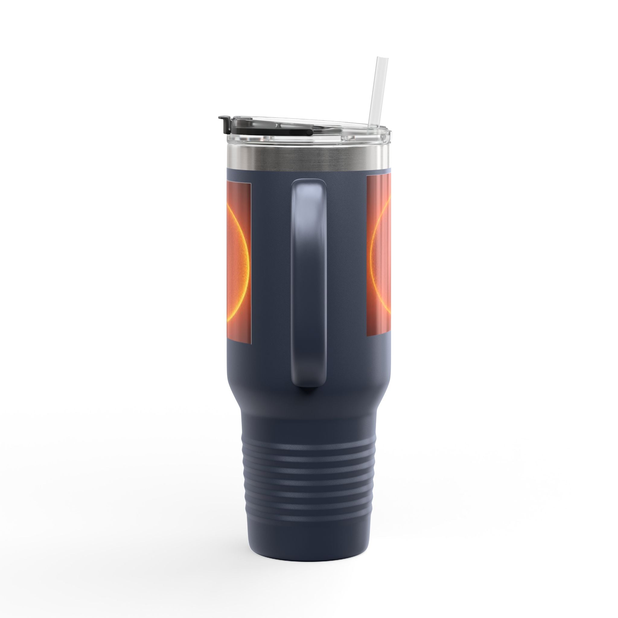Glowing Solar Disc Travel Mug | 40oz Insulated Tumbler