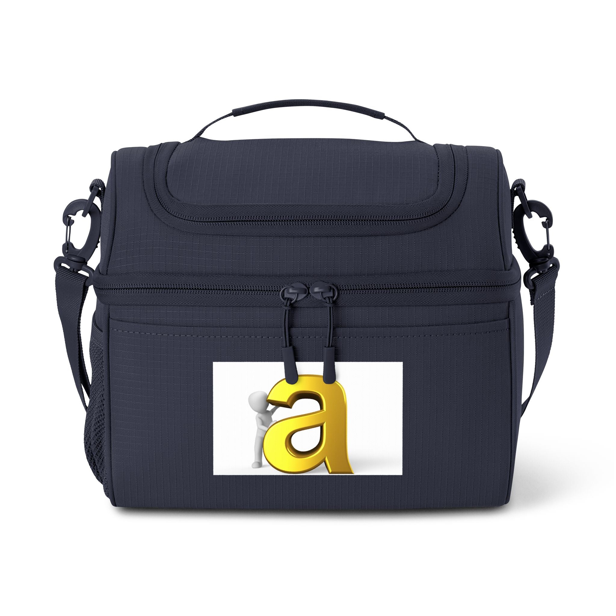 Yellow Letter A Logo Cooler Bag | Insulated Lunch Tote