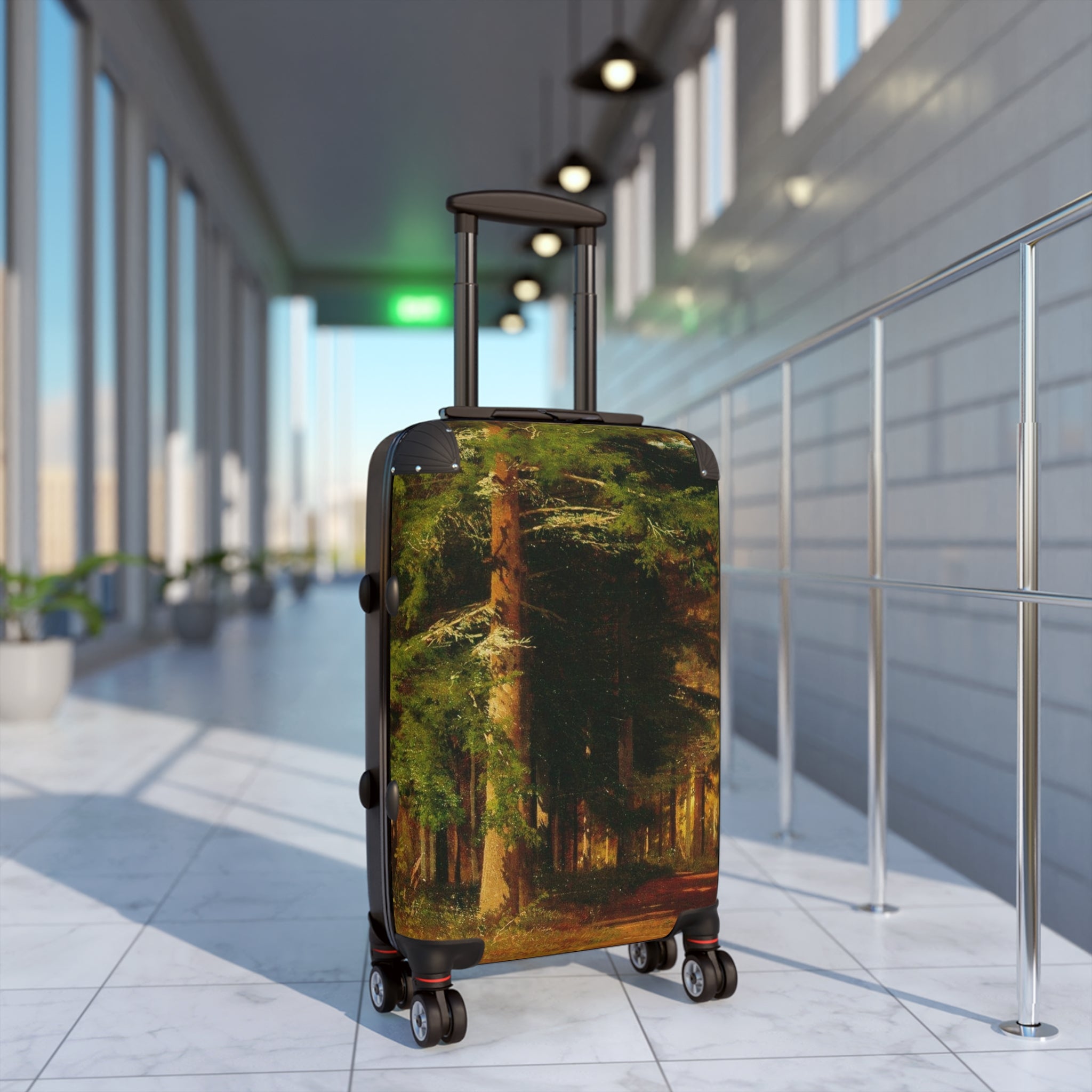 Forest Path Suitcase | Woodland Trees Luggage