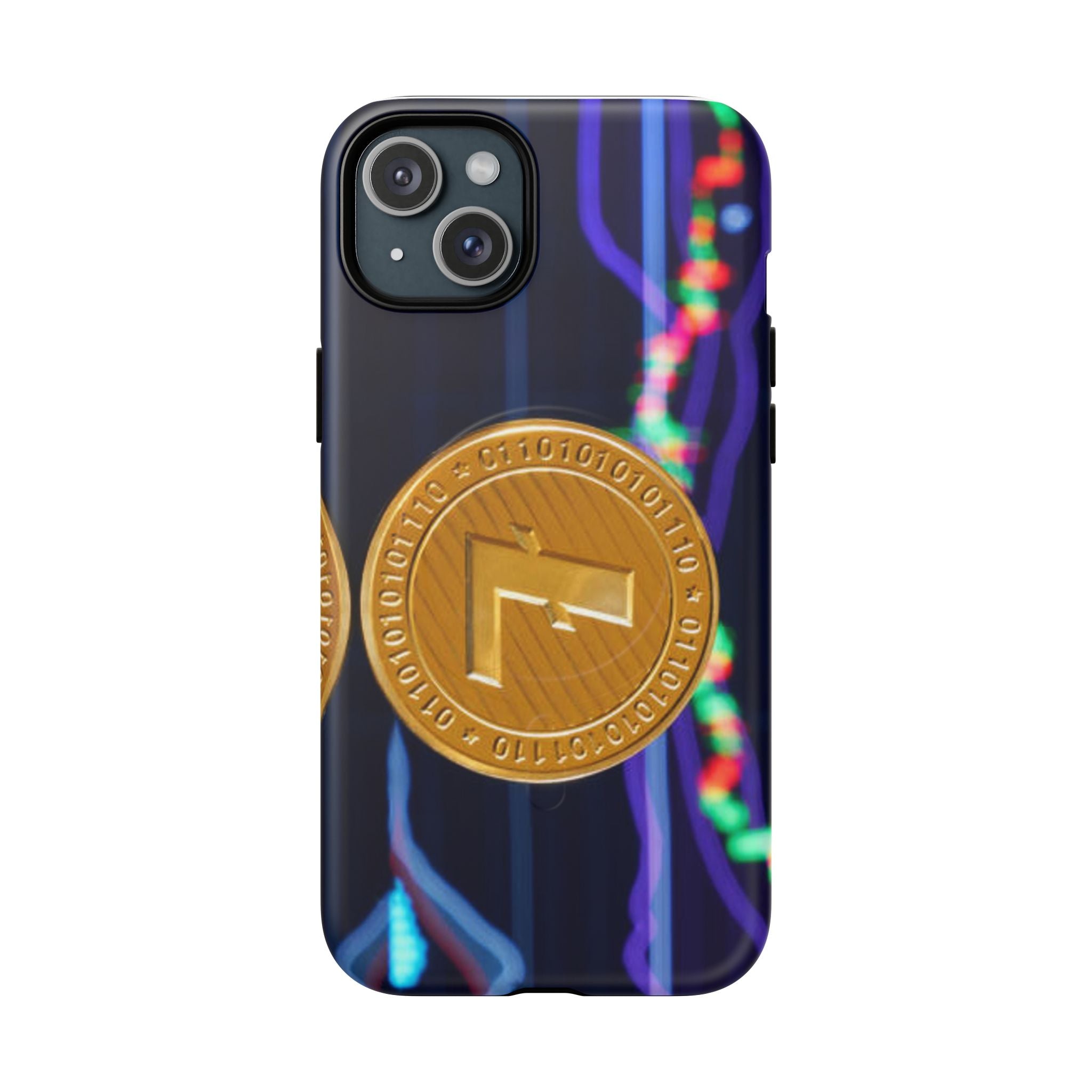 Coque de téléphone Litecoin Crypto Coin | Coque magnétique résistante, design Blockchain