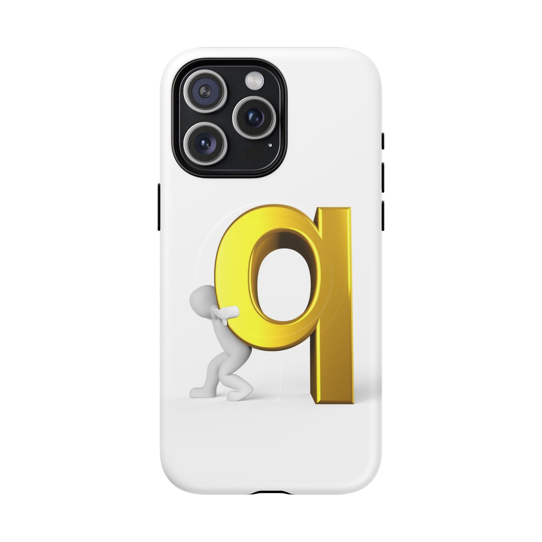Coque de téléphone Lettre Q Dorée | Coque magnétique robuste