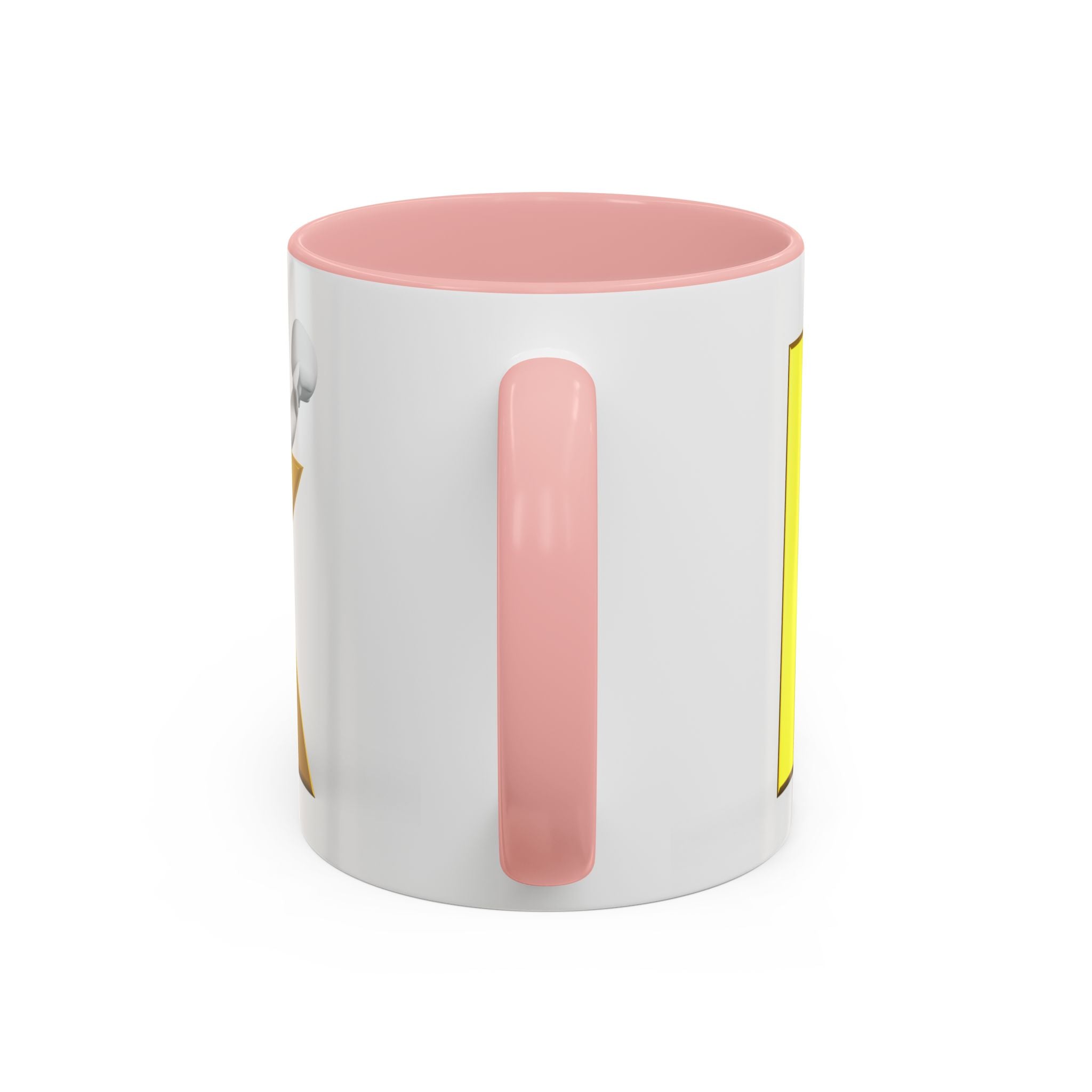 Tasse à café avec lettre K dorée | Tasse à anse colorée 325 ml ou 443 ml