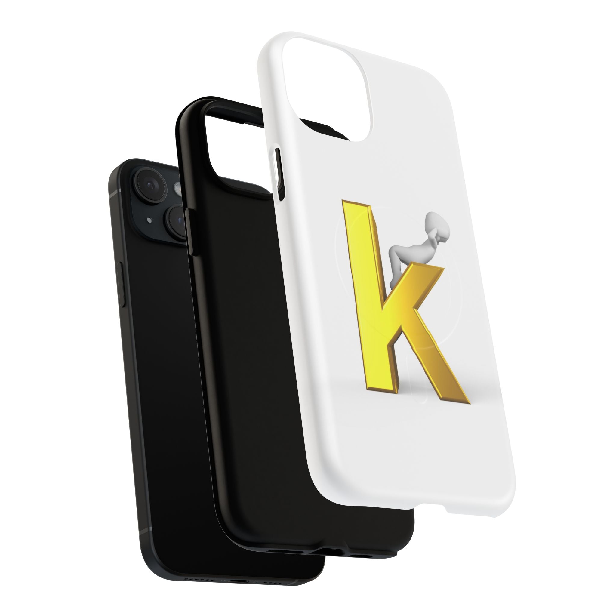 Letter K Logo Phone Case | Tough Magnetic Case, Initial Monogram