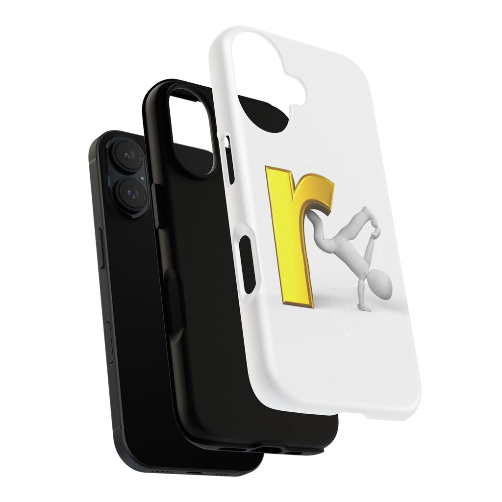 Yellow Letter R Breakdance Phone Case | Tough Magnetic Case