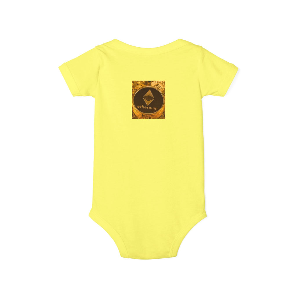 Ethereum Logo Infant Onesie | Crypto Baby Bodysuit