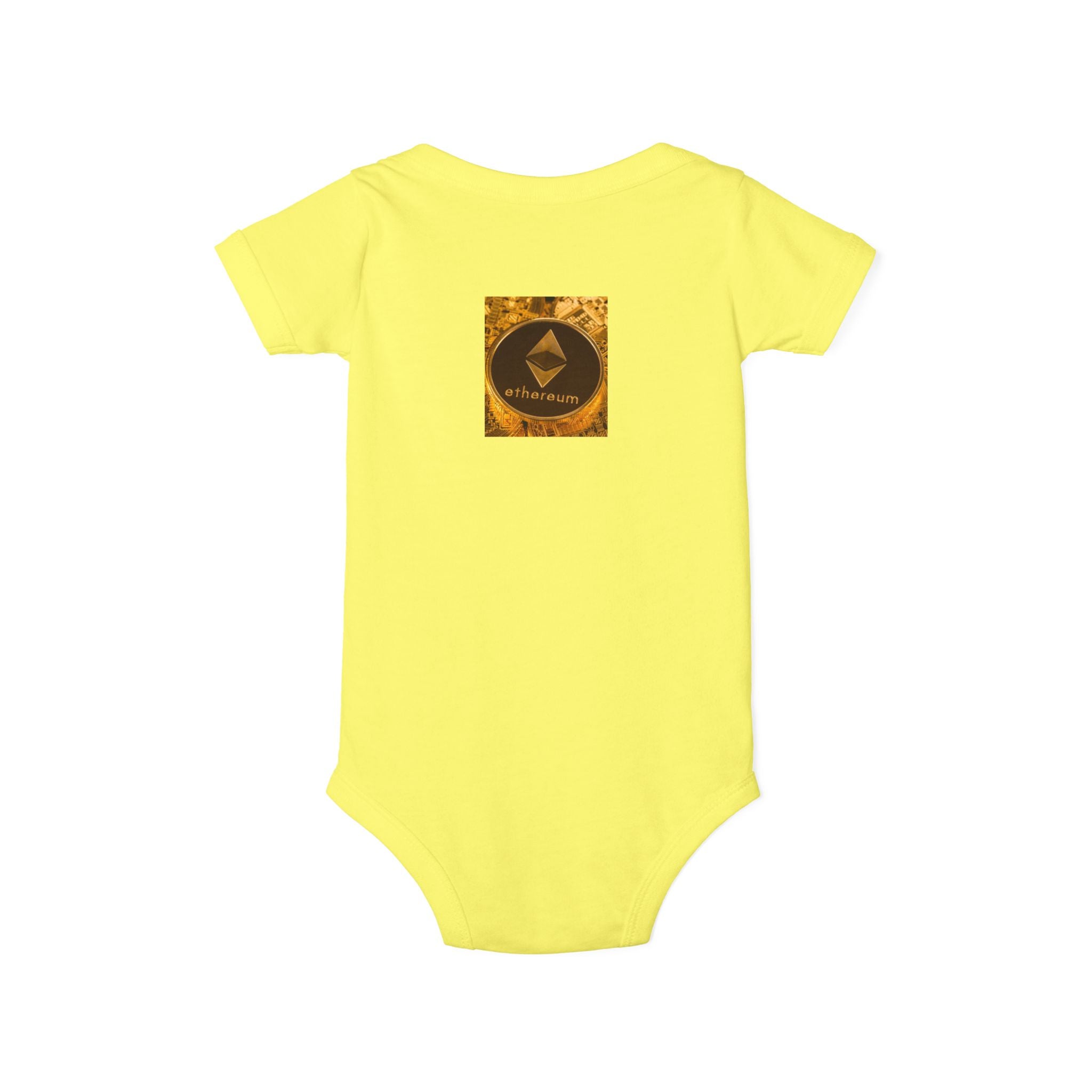 Ethereum Logo Infant Onesie | Crypto Baby Bodysuit