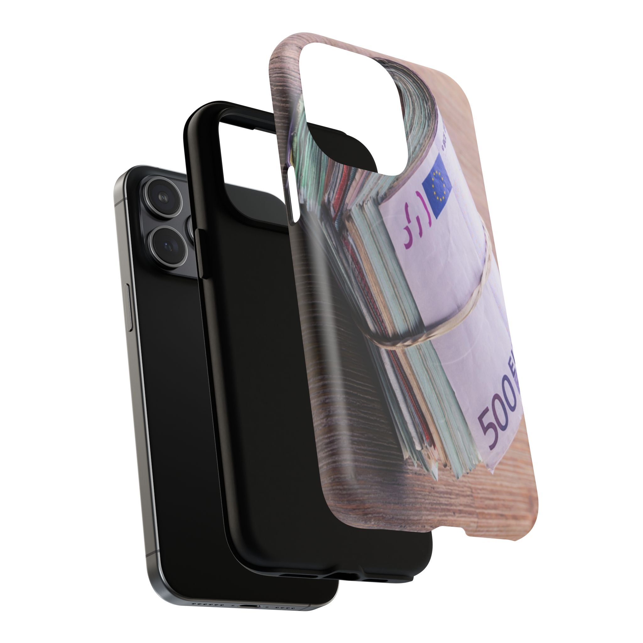 Stack of Euro Banknotes Phone Case | Money Roll iPhone Case, Cash Print