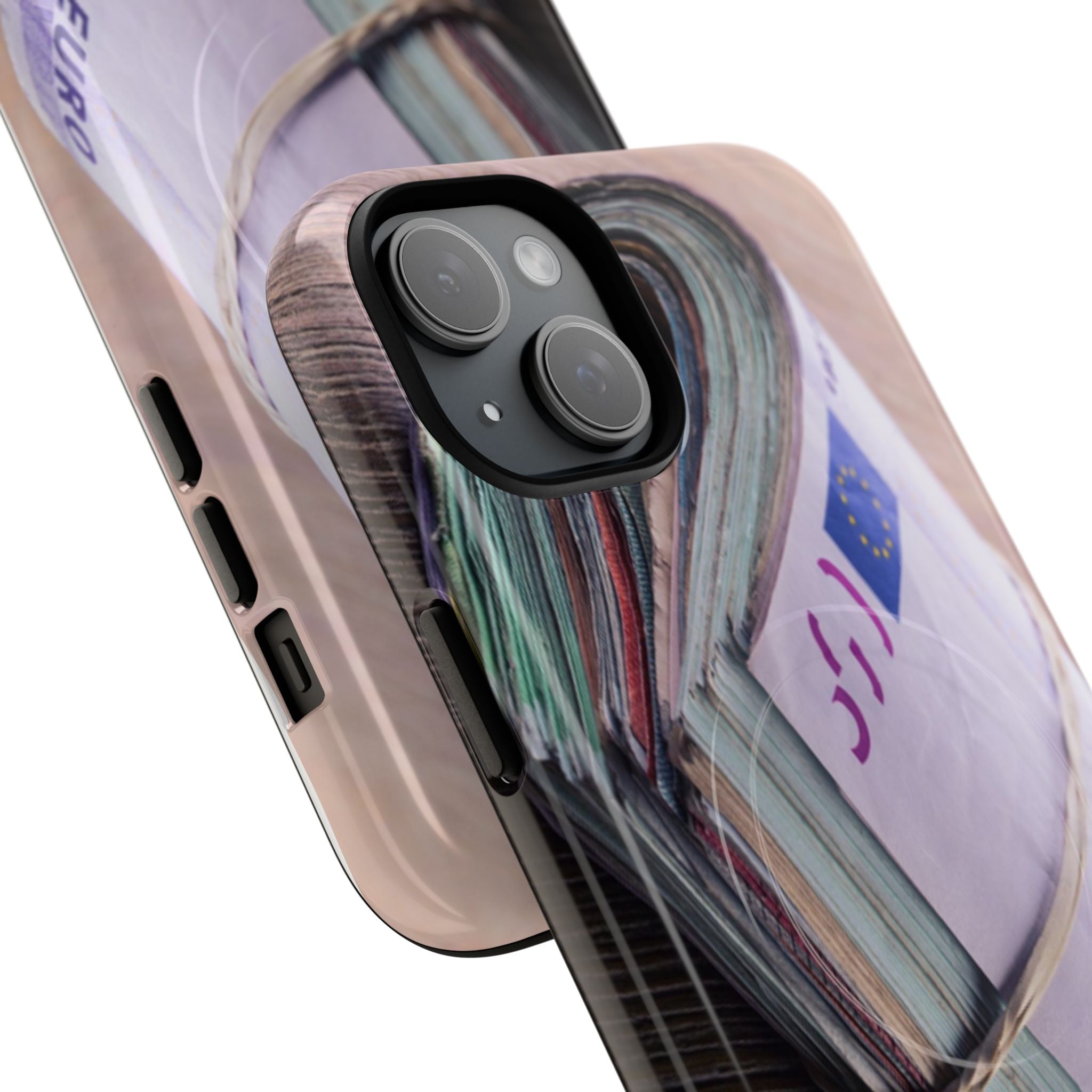 Stack of Euro Banknotes Phone Case | Money Roll iPhone Case, Cash Print