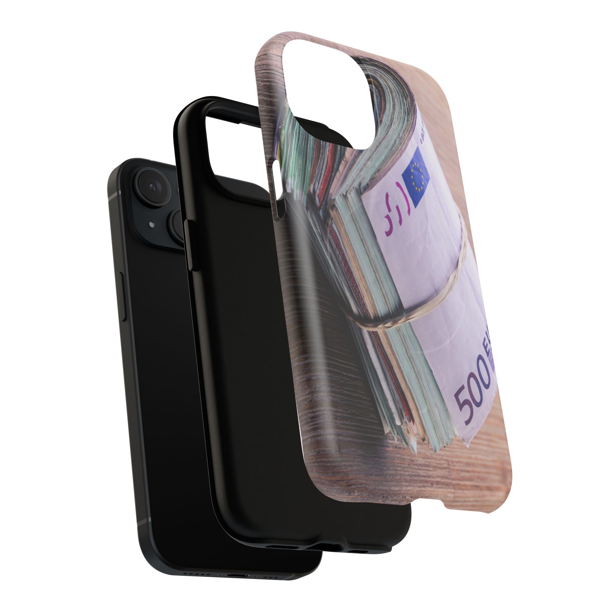 Stack of Euro Banknotes Phone Case | Money Roll iPhone Case, Cash Print