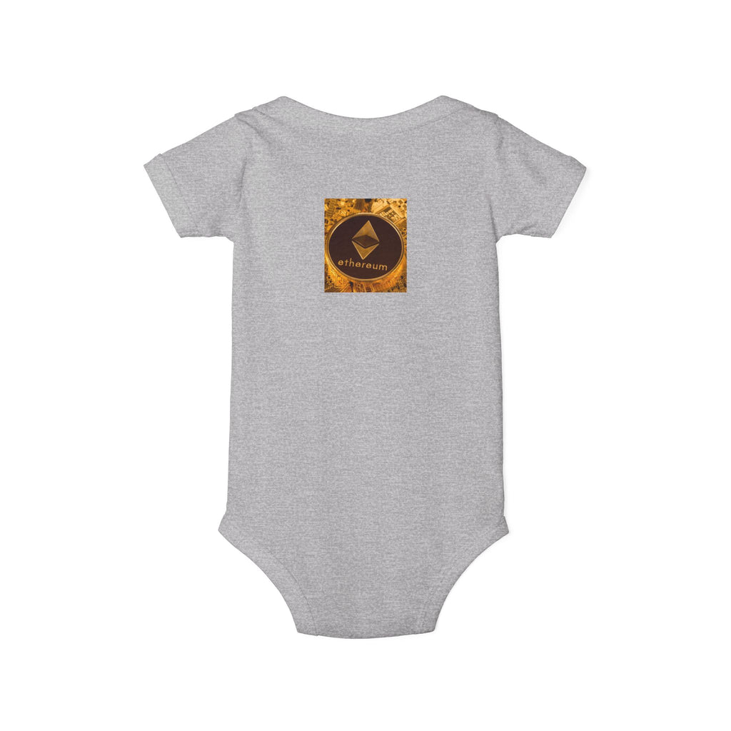 Ethereum Logo Infant Onesie | Crypto Baby Bodysuit