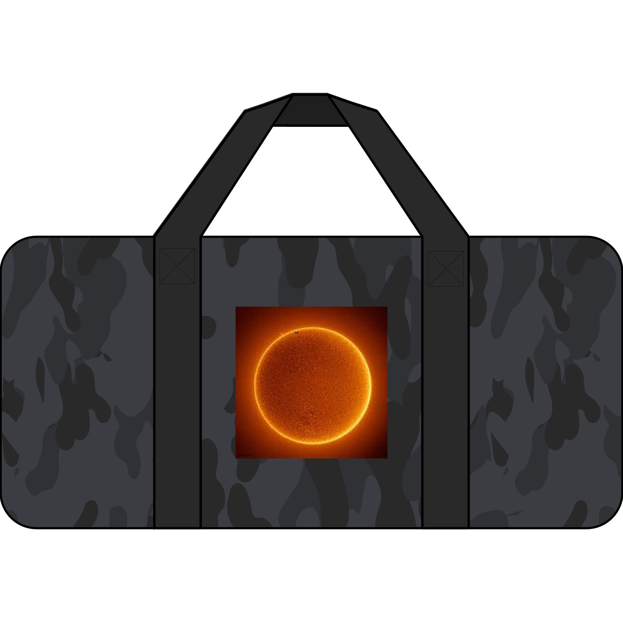 Sac de sport Tripper Disque solaire lumineux | Graphique Orbe solaire
