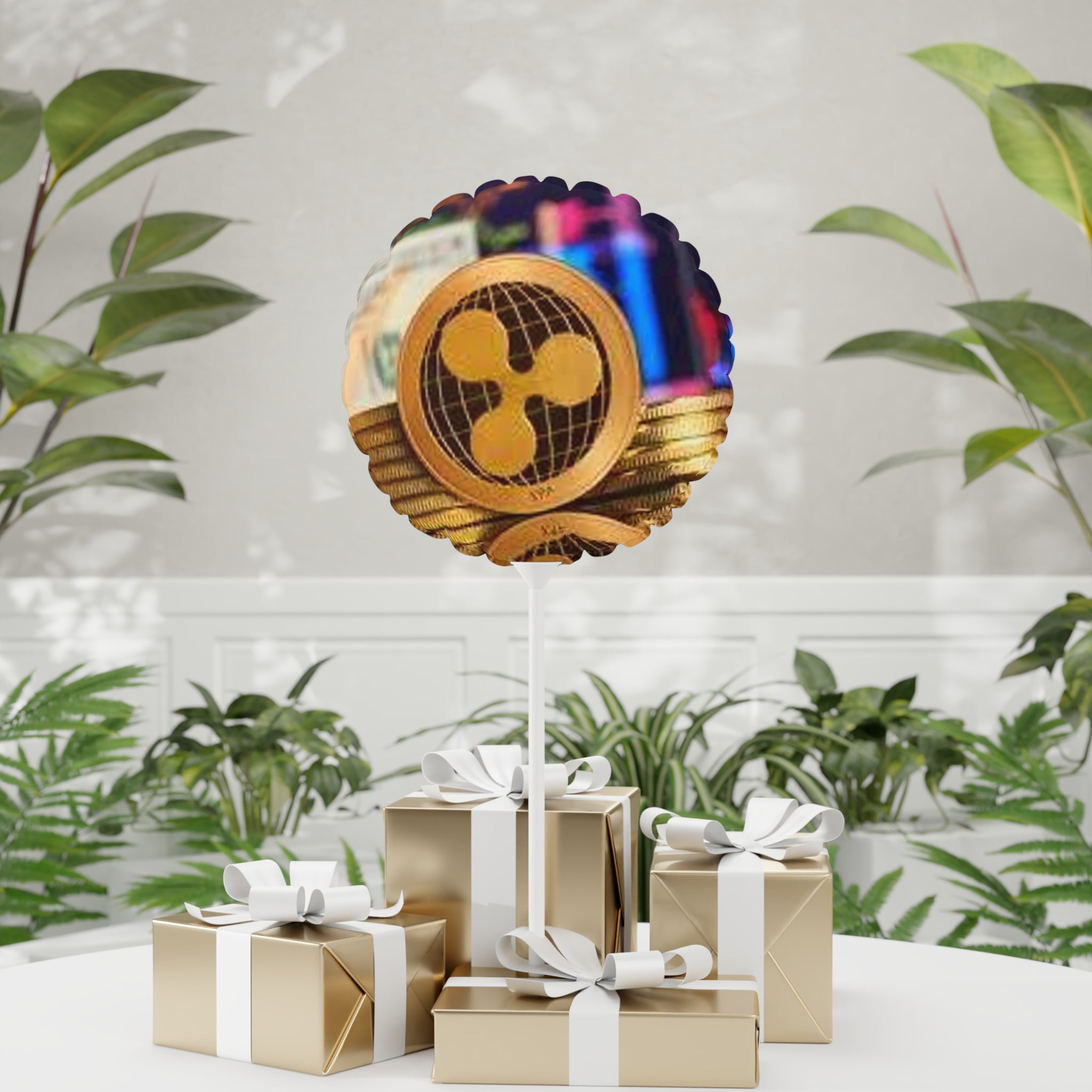 Ripple Crypto Logo Balloon 11" | Round Foil Balloon