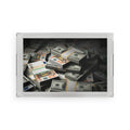 Stacks of Cash Acrylic Serving Tray | Money Print Home Decor