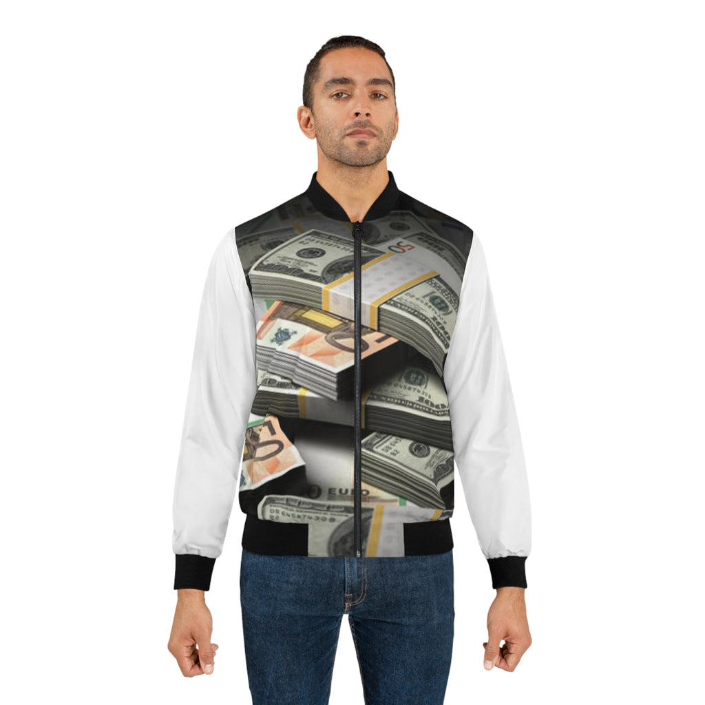 Billionaire Men's Aviator Inspired Bomber Jacket Handcrafted  The Ultimate Statement of Wealth for the Elite Gentleman